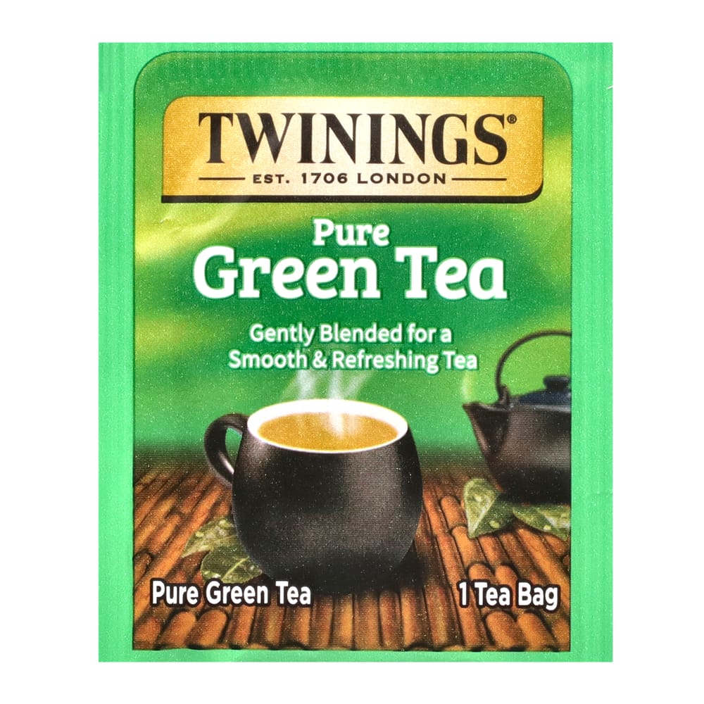 Twinings Pure Green Tea Bags, 50 Count, 100g (3.53 oz)
