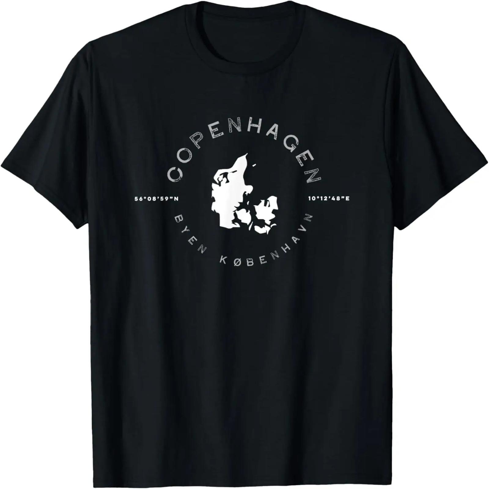 Copenhagen Denmark Retro Vintage Graphic T-Shirt XXXXXL разноцветный