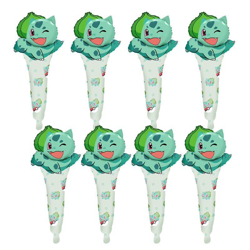 

8 шт. Детский ручной стик с Покемоном Пикачу для украшения детской вечеринки по случаю дня рождения, подарок на детский праздник, игрушки, гелиевые шары 8PCS&AS PICTURE