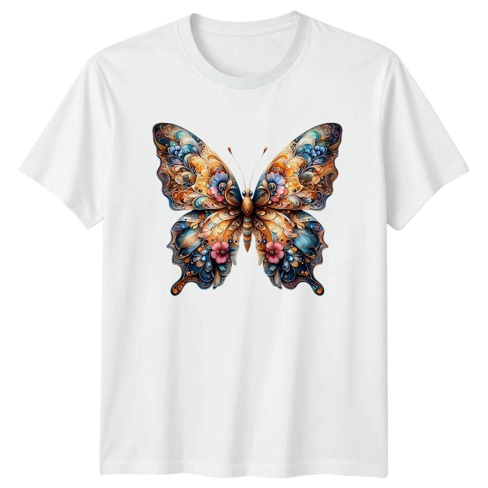 Butterfly OrnaUnisextal Animals Unisex Unisexs Graphic Tee S