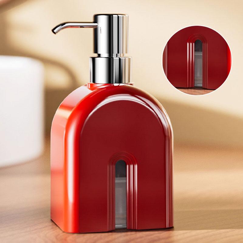 400ml Cave Stone Shower Gel Shampoo Bubbler Retro Style Hand Wash Bubbler Bottle Dish Detergent Dispenser Bottle soap dispenser