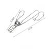 Stainless Steel Clothespin with Hook Home Kitchen Supplies