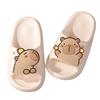 Cute Red Panda Dopamine Cool Slippers Home Outdoor EVA Soft Bottom Non-slip Floor Mop Parent-child Model 2025