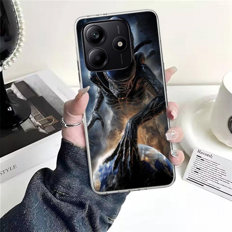 

Cool A-Alien X-Xenomorph Soft Phone Case For Xiaomi Redmi Note 15 14 14S 13 12 Pro Plus 12S 11 11S 11E 10 10S 11T 5G Fundas Coqu Redmi Note 15 Pro 4G