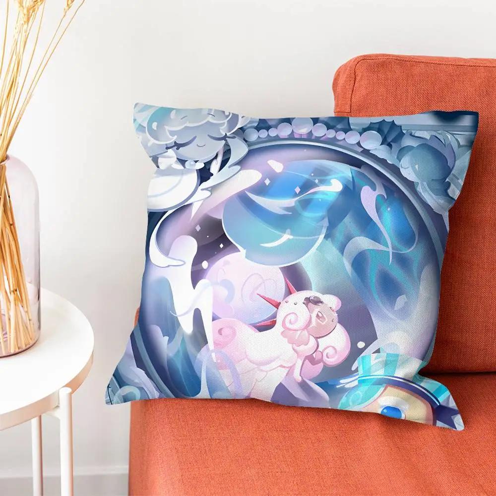 C-Cookie Run Kingdom Pillow Case Pillow Case Living Room Sofa Cushion Cover Suitable For Home Bedroom Room Decoration