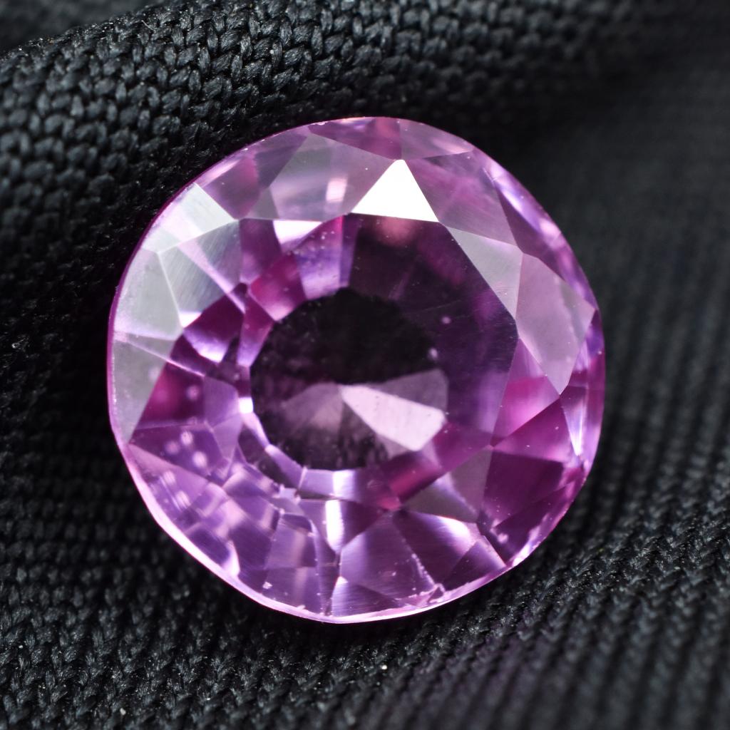 CERTIFIED Natural Round 4.45 Ct Ceylon Pink Sapphire Pendant Size Loose Gemstone SU-827