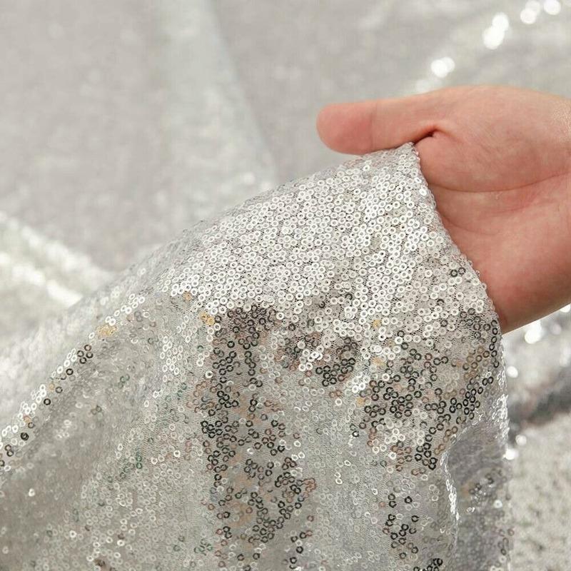 12 "x 108" Glitter Pailletten Tisch Läufer Tuch Hochzeit Läufer Rose Gold Silber Sparkly