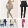 High Waist Elastic Pants Skirt Tight Sports Yoga Pants Sculpting Leggings Fitness Leggings  Pilates