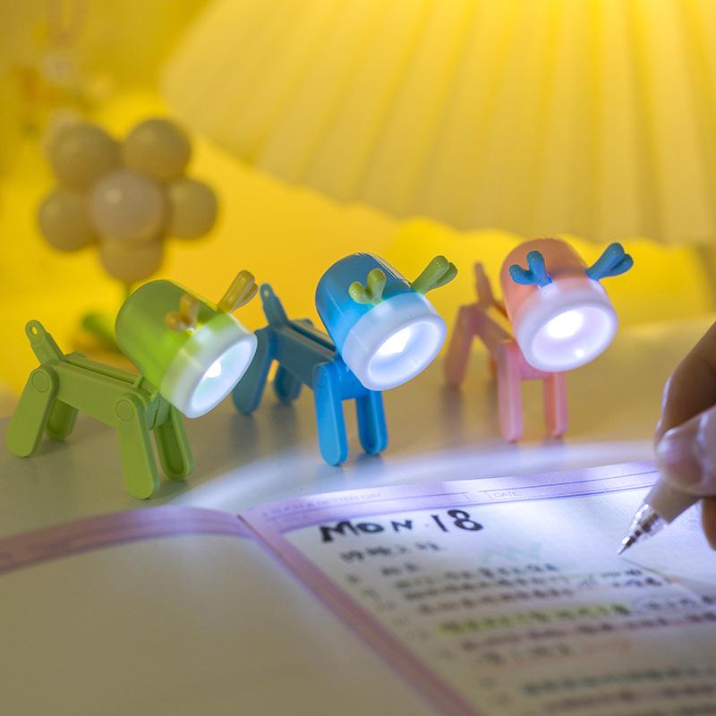 Cute Fawn LED Night Light: Adorable Mini Pet Lamp for Bedside or Desktop