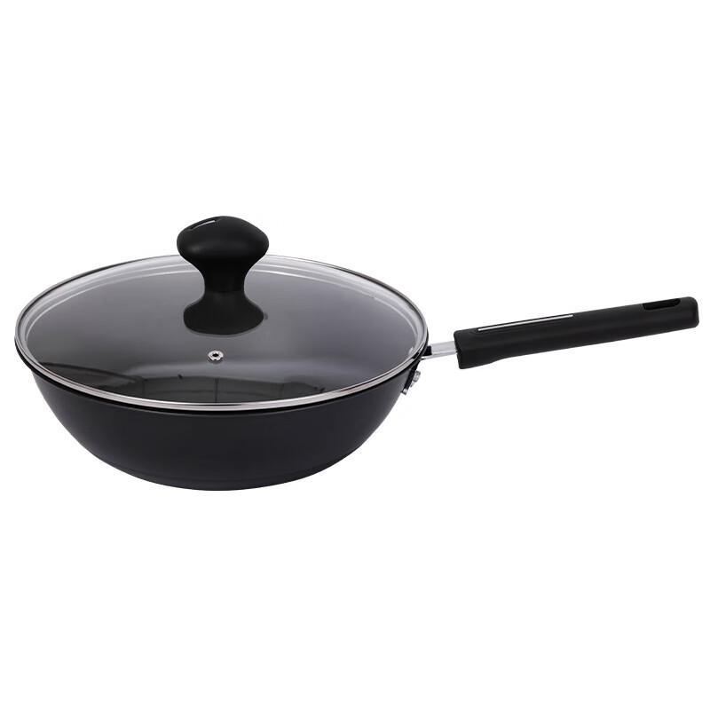 San Jiao Long 30cm Non-stick Wok with Lid