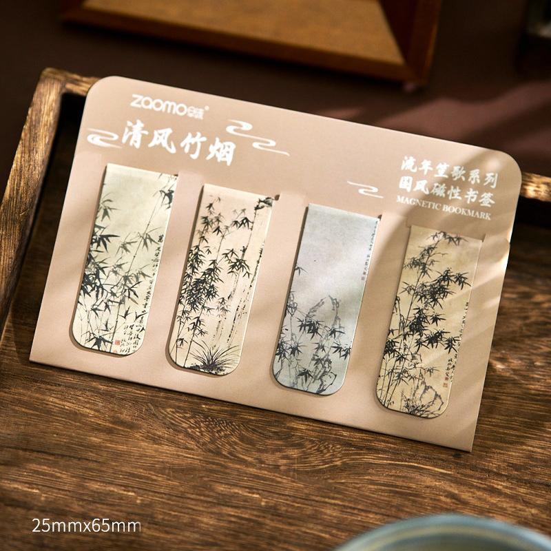Literary Book Page Binder Magnet Magnetic Bookmarks Magnetic Bookmark Set Yellow/Blue/Green Creative Magnetic Bookmark For Small