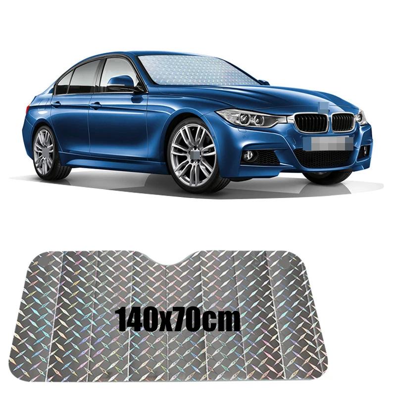 1pcs 140x70CM Car Window Sun Shade Windshield UV Protection Front Rear Windshield Block Cover Visor Sunshades Car Accessories