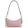 Caitlin 24 Quilted Detail Brand Letter Logo Leather Tote Crossbody Shoulder Bag Medium Women Bags Carnation CDZ88-IMORP