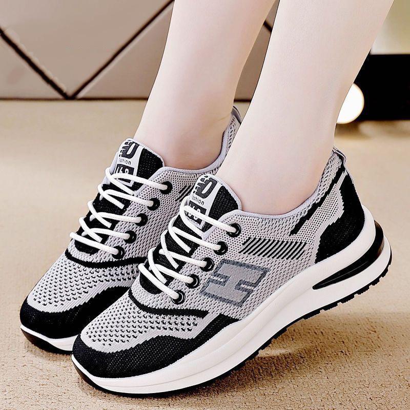 Autumn and summer new casual sports shoes women's fashion soft-soled breathable jogging shoes walking shoes women's shoes