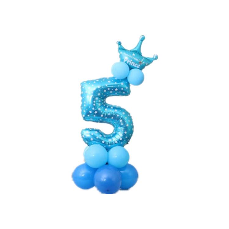 2pcs Birthday Party Aluminum Balloon
