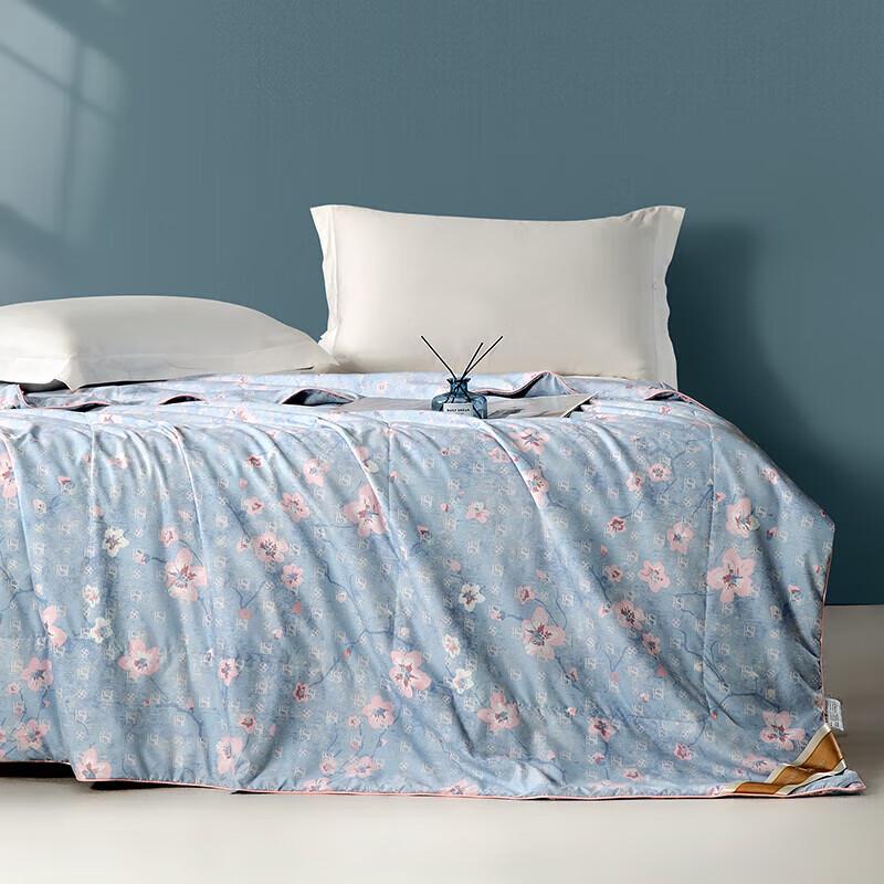 

Hongxiu Shifang Butterfly Love Flower Washed Silk Summer Duvet