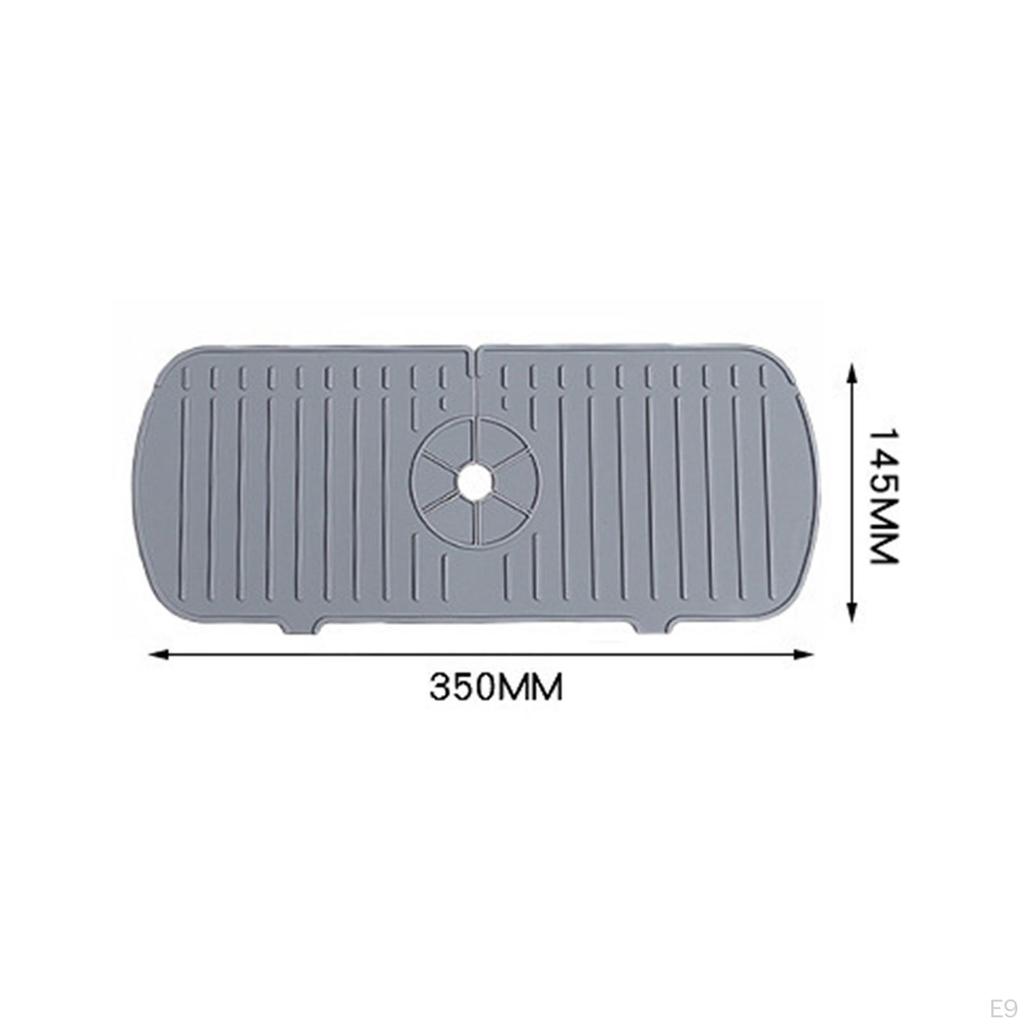 Kitchen Sink Faucet Soap Holder Drying Mat Combo