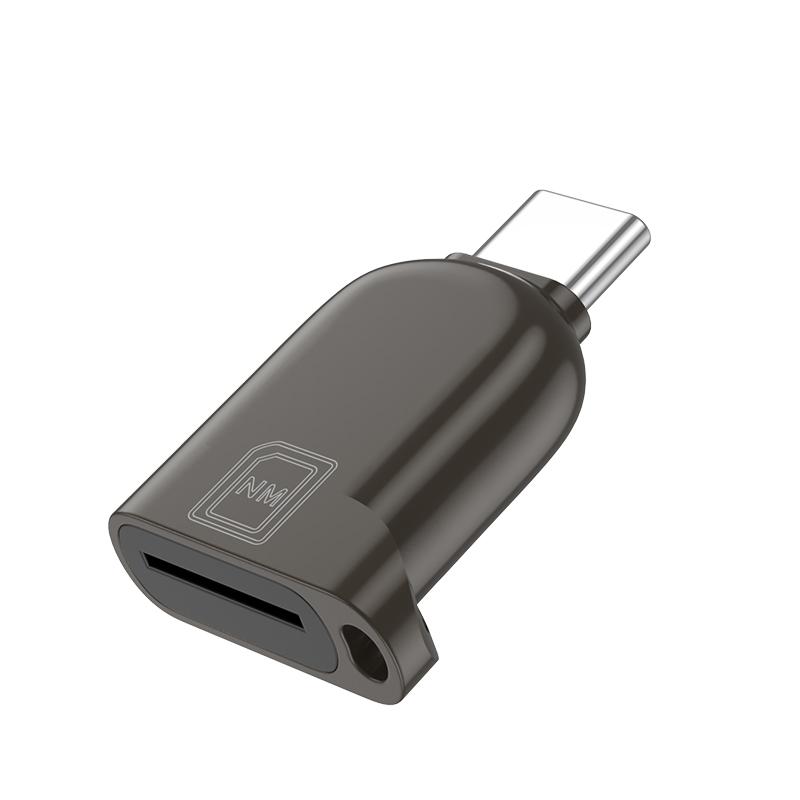 High Speed USB C Type C NM Nano Memory Card Reader(USB 3.0)