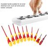 10PCS Multifunction Electrician Insulated Screwdriver Slot Cross Screwdriver Repair Tools