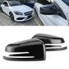 2pcs Side Rearview Mirror Cover Decorative Trim Cap Fit for Mercedes Benz A B C E CLS CLA GLA
