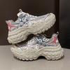 Korean version of the new dad shoes women's 2025 autumn student sports running shoes casual thick-soled heightening women's shoes BN8807