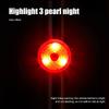 LED Bike Light Set USB Rechargeable Bike Light Front Light and Rear Light Set IPX4 Waterproof Cycling Light for