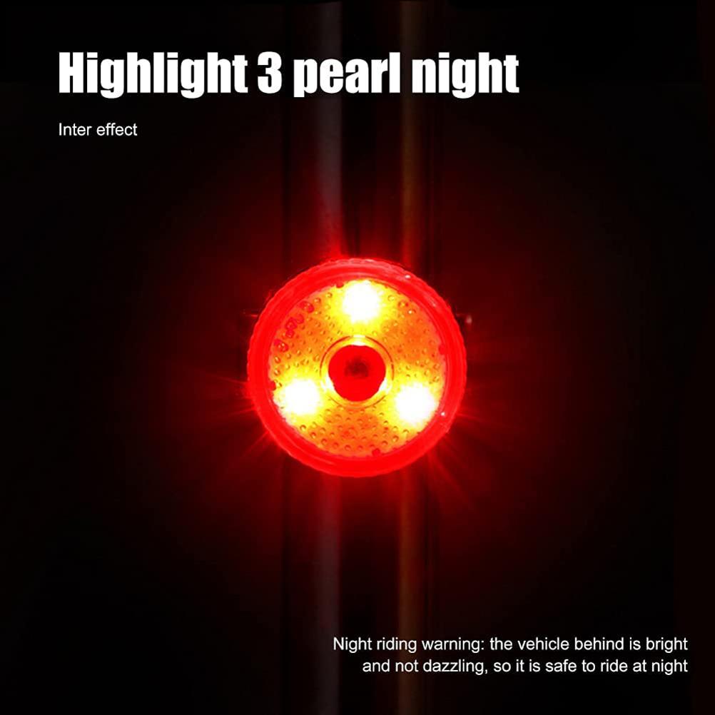 LED Bike Light Set USB Rechargeable Bike Light Front Light and Rear Light Set IPX4 Waterproof Cycling Light for