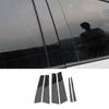 For Cadillac CT5 2020-2024 Black Window Pillar Posts Door Trim Piano Cover Set