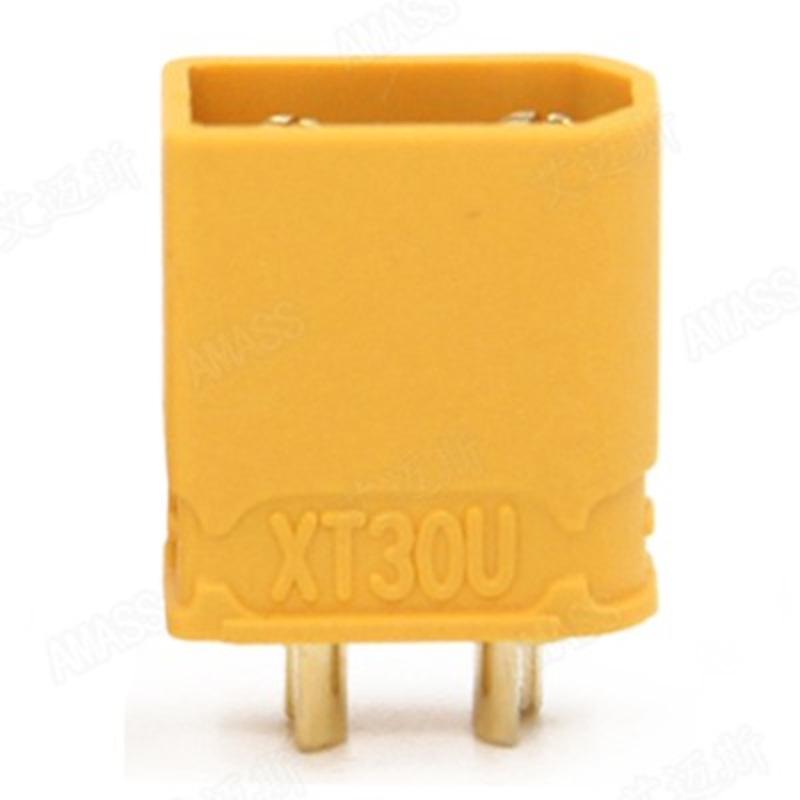 XT30U Gold Plated Aircraft Battery Plug (XT30U-F/XT30U-M)