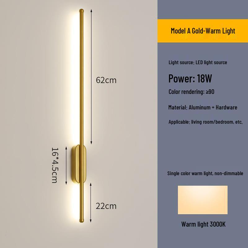 Modern Minimalist Wall Lamp for Living Room and TV Background