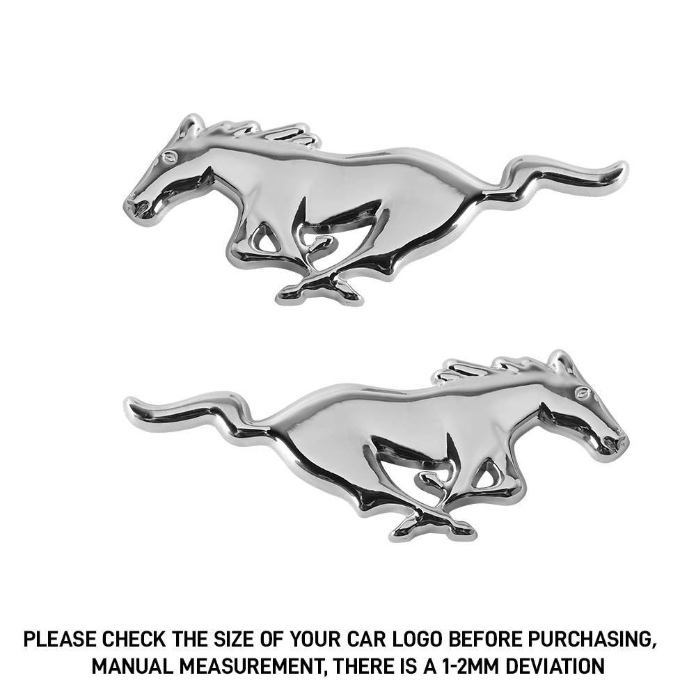 3D Metal Car Sticker Mustang Style Body Trunk Decoration Decal For Ford Focus ST Mk2 Mk3 Mk7 Fiesta Ranger Kuga F150 Valve Cap GMSBD1