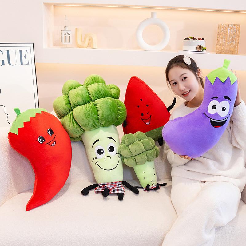 Cartoon-Frucht-Plüschtier Wassermelone Weiche Kuschelpuppe für Kinderzimmer-Dekoration