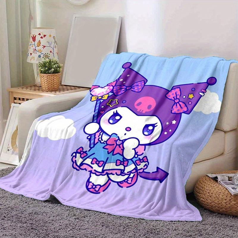 1pc. Cute Cartoon Cat Print Blanket - Perfect for Home, Office, Outdoor Use, Gift Idea, Suitable for Al