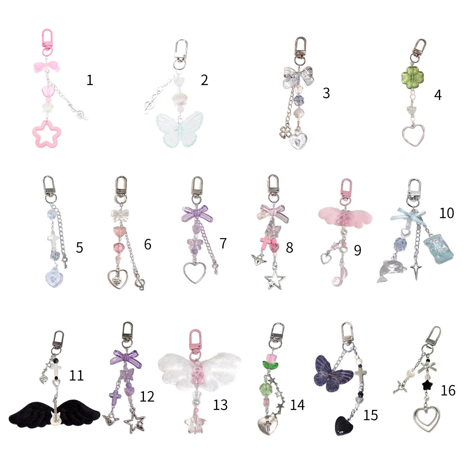 Милый брелок с подвеской в виде звезды и сердца — фото 3