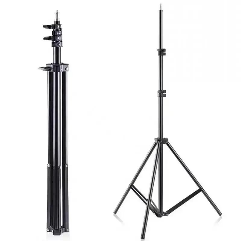 Metal Aluminum Alloy Portable Photography Tripod Light Stand with 1 4 Screw for LED Ring Light Softbox Phone Camera