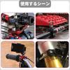 DELUXEFOX Motorcycle Pipe Clamp Fog Light Stay, Turn Signal Stay, Adjustable, Rearview Mirror Extender,