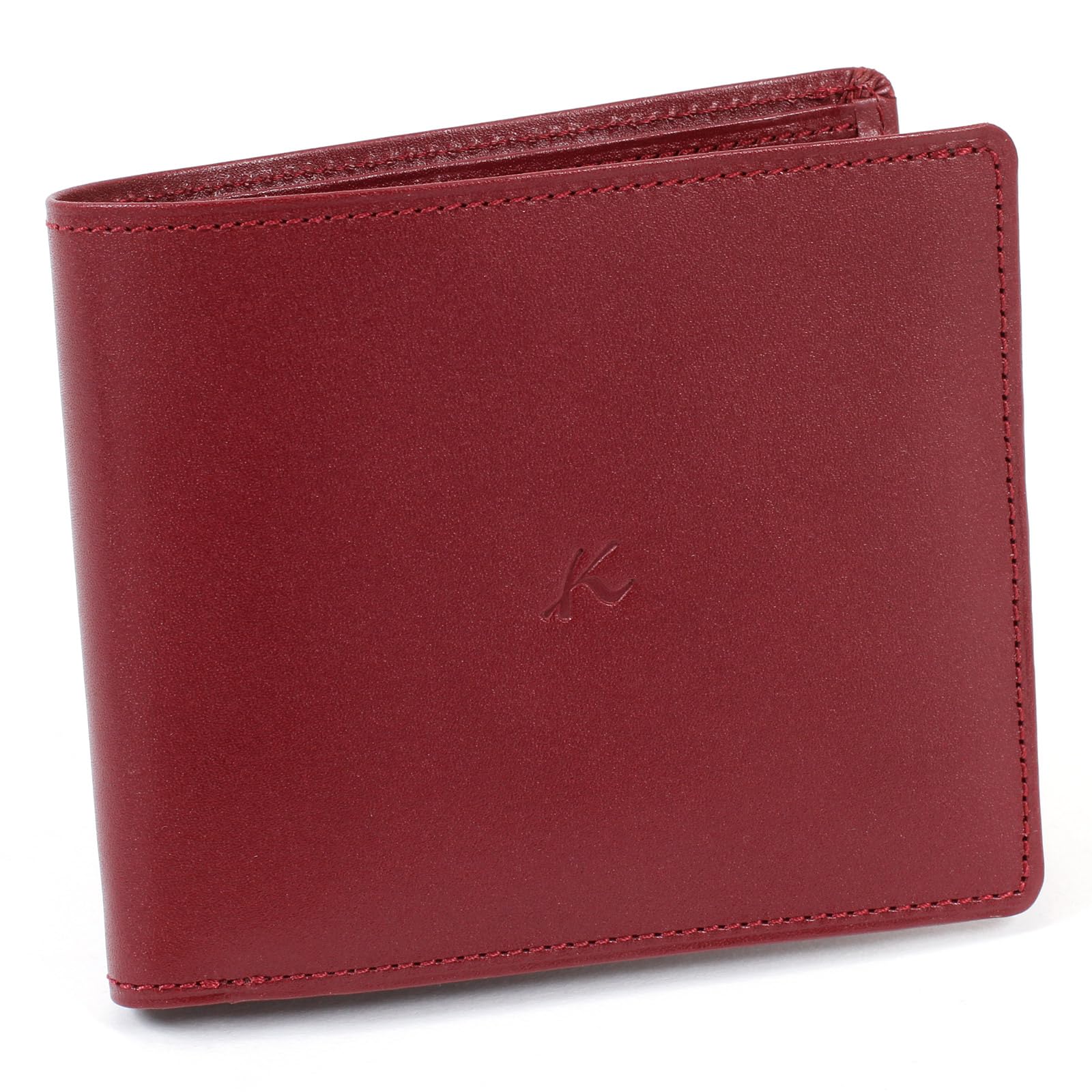 

Smooth cowhide bifold wallet NH0849 Wine 71711 [Kitamura] [Red]