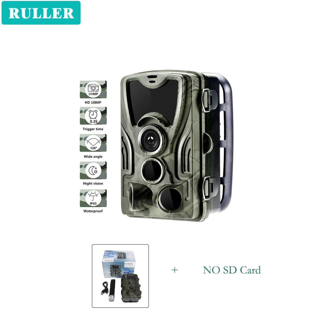 

Ruller 20mp 2.0inch Outdoor Hunting Trail Game Trap Camera Night Vision Motion Activated Monitoring Wildlife Scouting Waterproof HC801A-NO SD