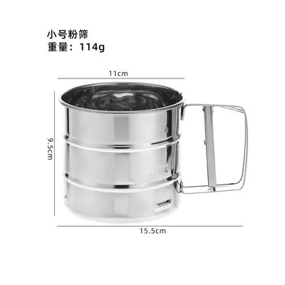 Stainless Steel Mesh Sieve, Flour Sieve, Filter Mesh Sieve