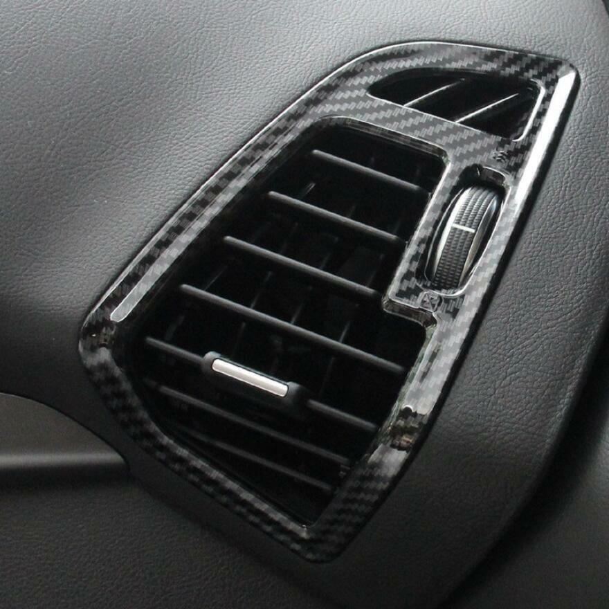For Ford Escape Kuga 13-2019 Carbon Fiber Side Air Vent Outlet Cover Frame Trim