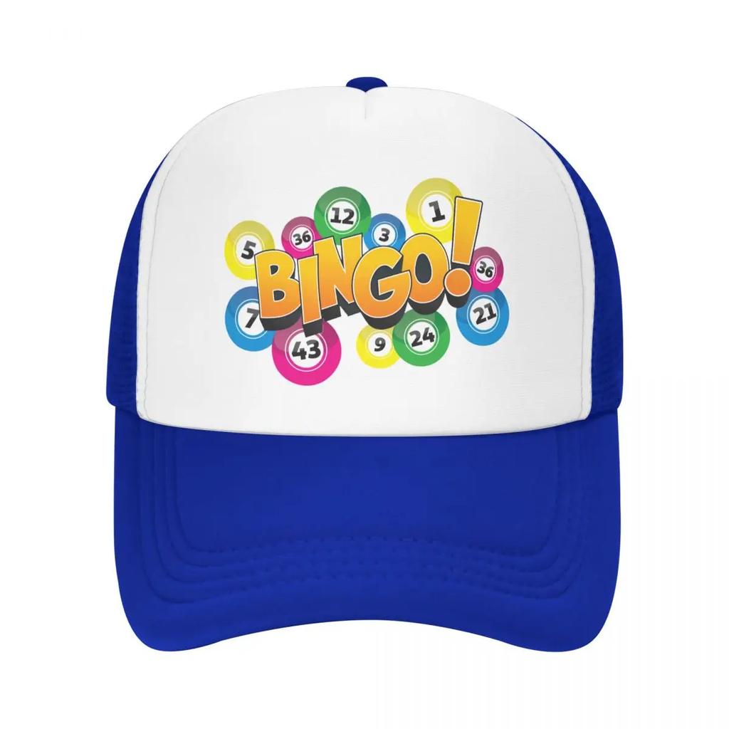 Custom Hot Game Bingo Trucker Hat for Unisex Women Adjustable Unisex Baseball Cap Outdoor Dad Hat