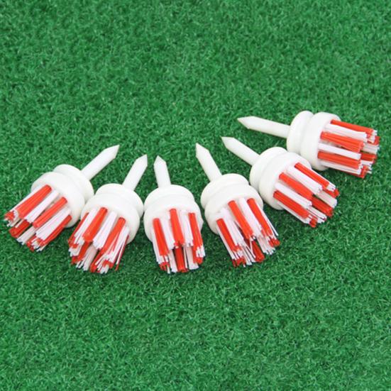 5Pcs Golf Tees Low Resistance Stab Effortlessly Accessory Bristle Head Driving Range Golf