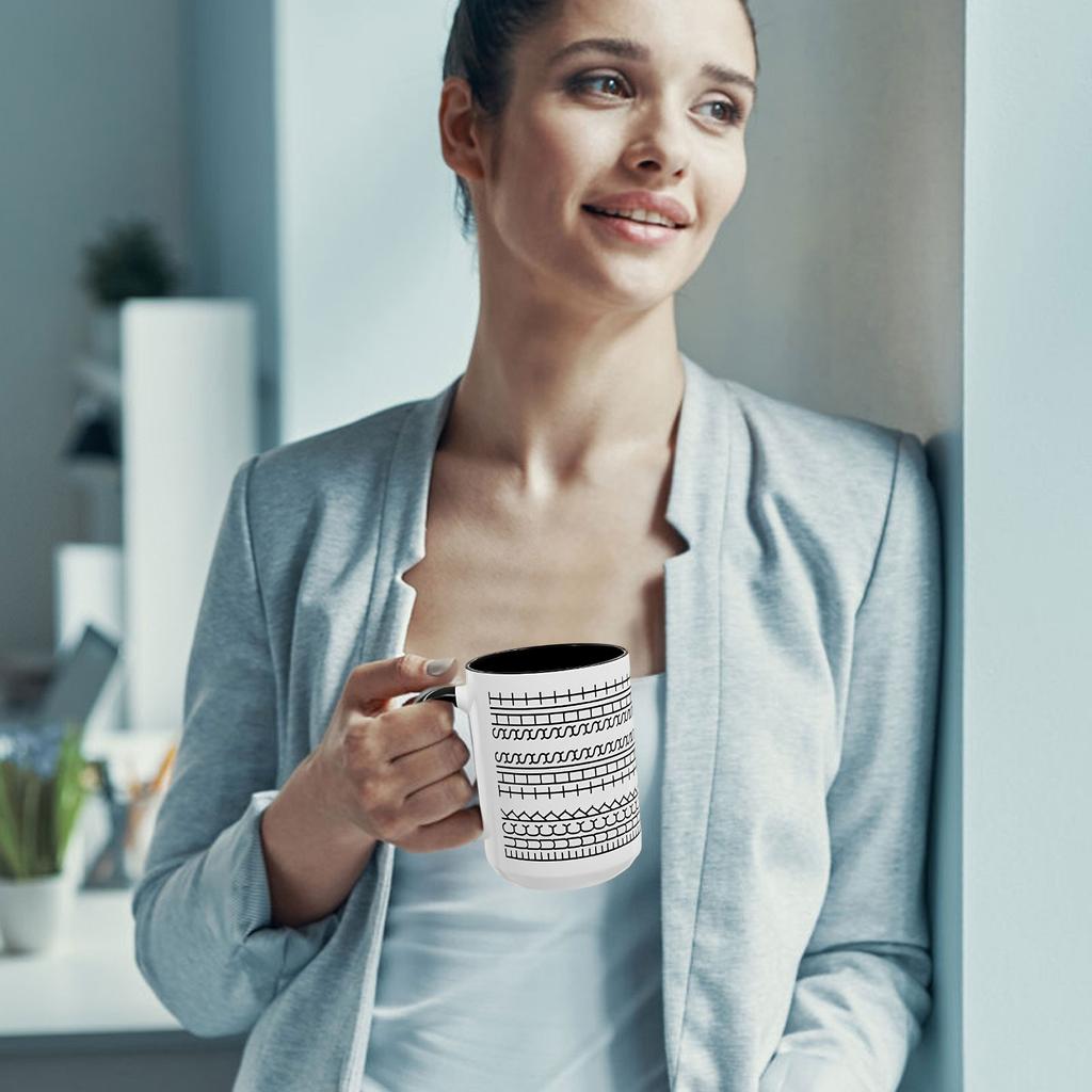 Această cană de cafea cu mesaj ascuns, creativă, nouă cană de cafea neagră distractivă pentru bucătărie ceramică