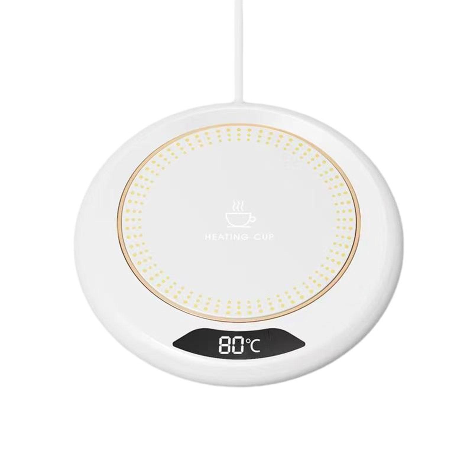 

Coffee Mug Cup Warmer Suitable for Cocoa Tea Water Milk Office Desk Use Electric Beverage USB Glass Heater Coaster Plate