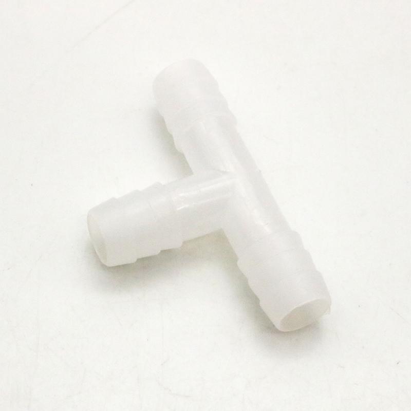 20Pcs Plastic Tee Tube Connector Diameter 8mm Rabbit Chicken Quail Doves Pets Nipple Drinker Connecting Pipe Farm Equipments