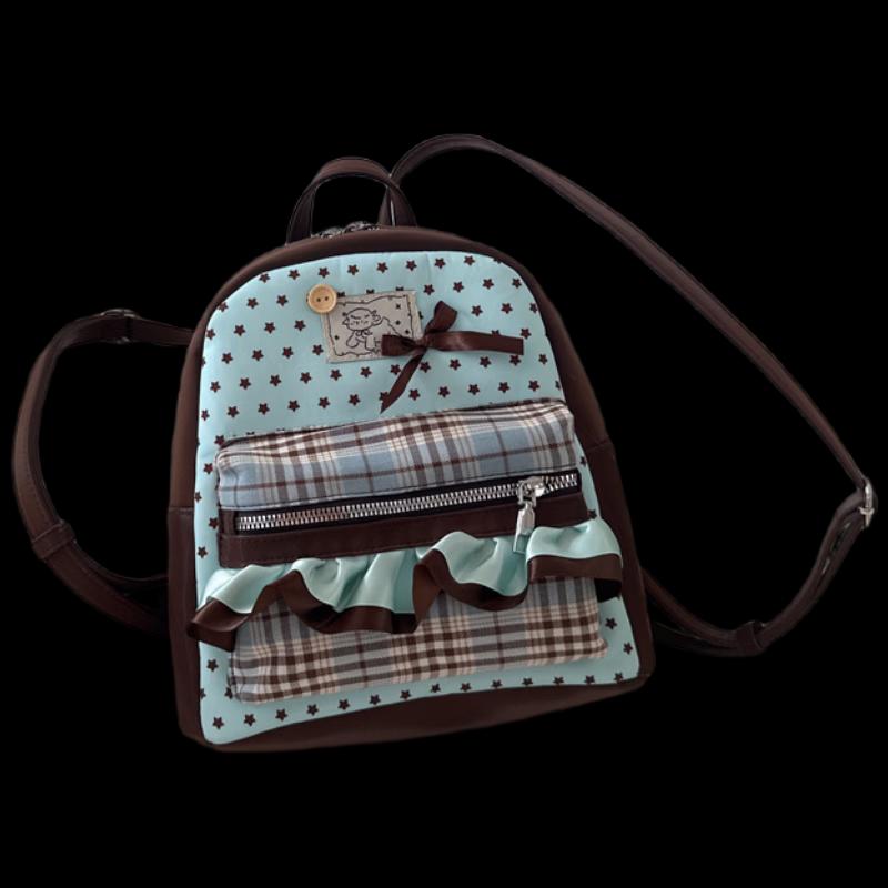 

Cute Plaid Children s Kindergarten Backpack