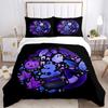 3pcs Ghost Pumpkin Halloween Ideas Print Cover Set Ultra Soft, Breathable, and Comfortable Bedding with Stylish Design for Bedroom and Guest Room