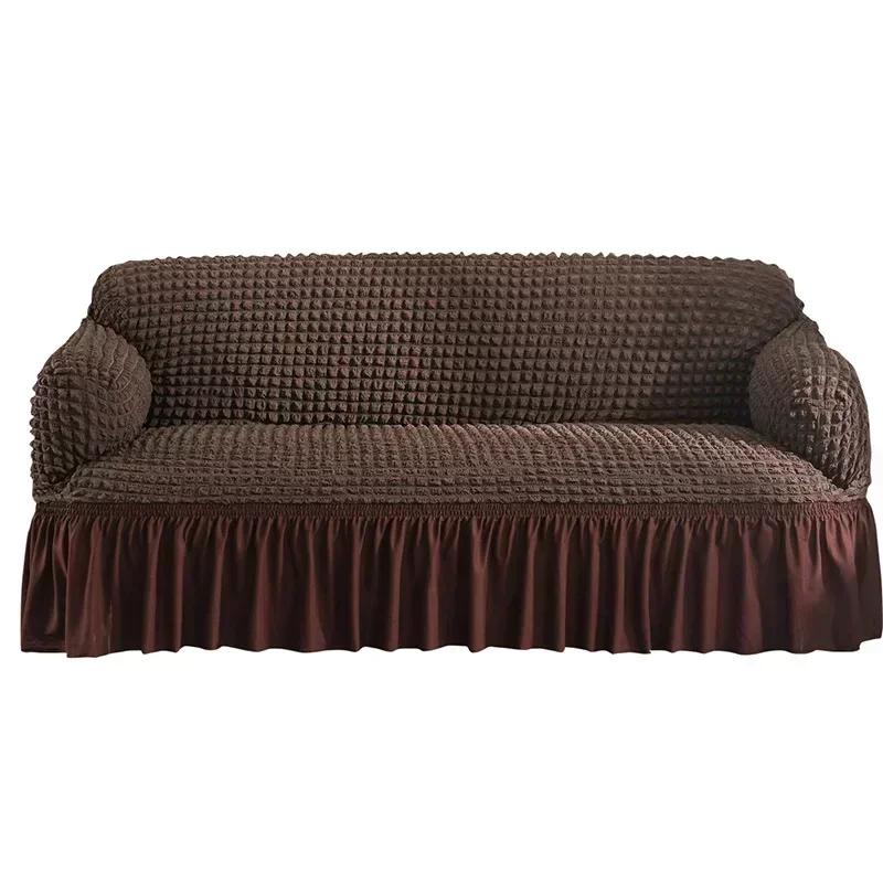 Lace Heming Dustproof Sofa Cover Full Package Double Person Seersucker Sofa Cover Four Seasons Universal Sofa Hat Home Decor