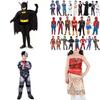 Wunderschönes Halloween Kinderkostüm Superheld Batman Superman Cosplay Anzug für Jungen und Mädchen