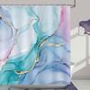 Marble and Gold Modern Abstract Art Shower Curtain Waterproof Washable Bathroom Decorative Shower Curtain 180 X 180cm